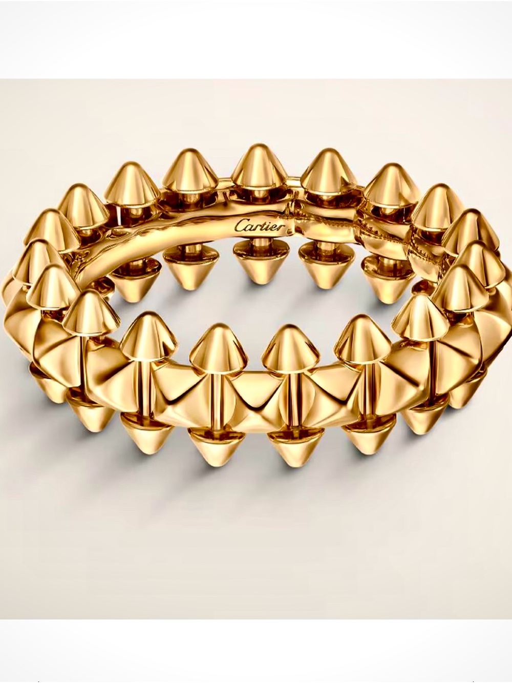 Cartier Gold Spike Ring for Women - Picture 1 of 6